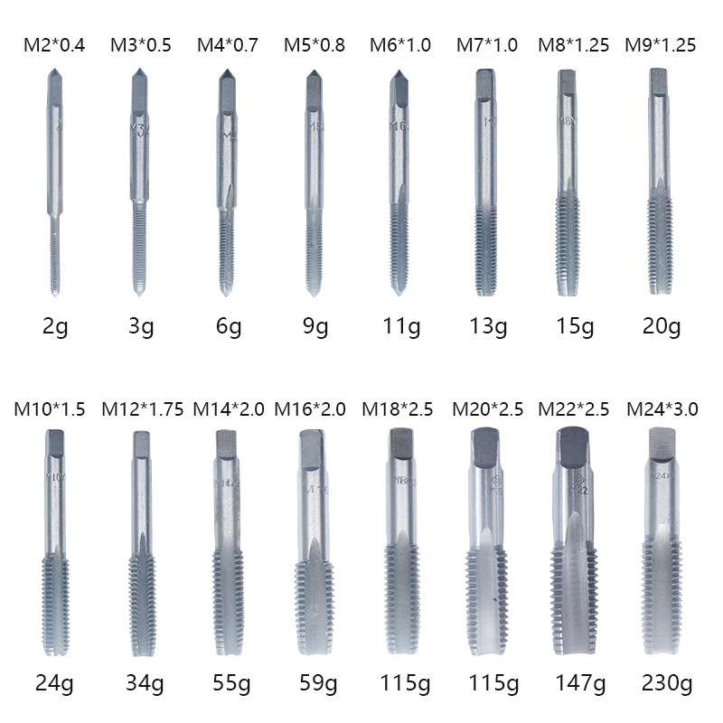 Hand tap alloy steel tap tap factory self-produced square handle straight groove tap large quantity in stock wholesale