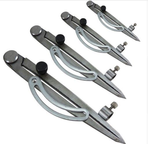 With wing scribing gauge spacing gauge compasses gauge sideline device vegetable tanning leather sub-gauge leather sideline tool