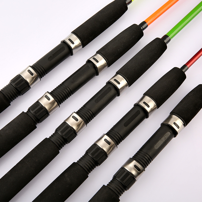 Foreign trade road Asian Rod solid glass fiber reinforced plastic plug Rod 1.8m/2.1m plug Rod wholesale fishing gear cross-border special supply