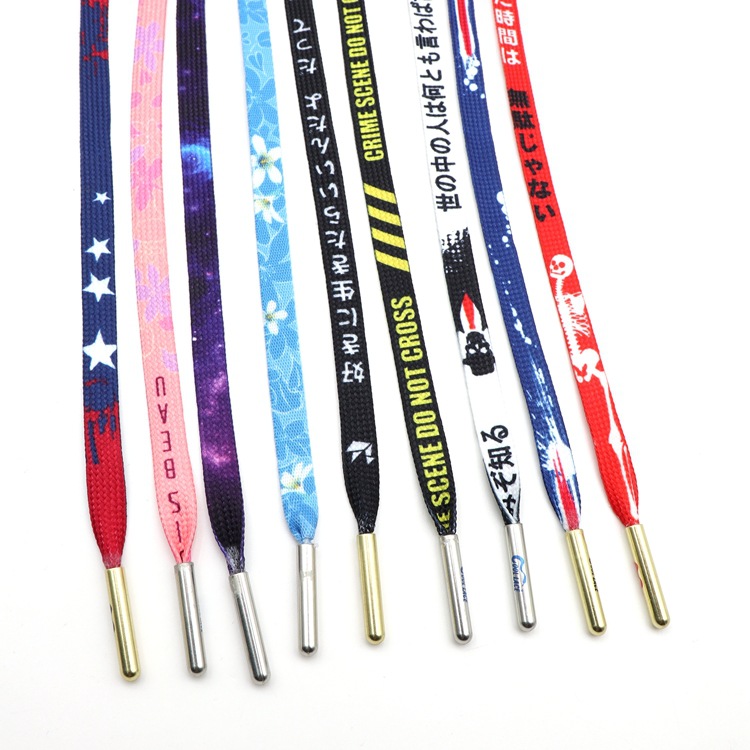 Star Color Shoelace Letter Japanese Skull Skull Shoelace Printable Sports Shoelace Men
