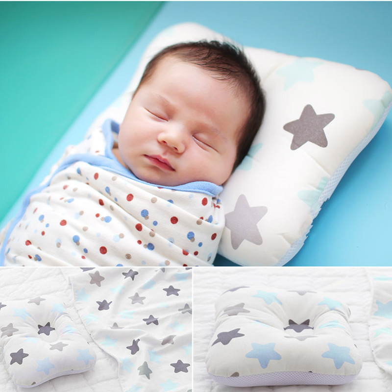A03 Cross-border Bestselling Baby Shaping Pillow, Baby Pillow, Anti-Flat Head Newborn Pillow, 3D Breathable Mesh, Four Seasons Pillow