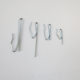 Botou Yongchuang Spring Manufacturing Co., Ltd. Curtain Hook Double Wire Hook Curtain Hook Metal Hook Iron Hook