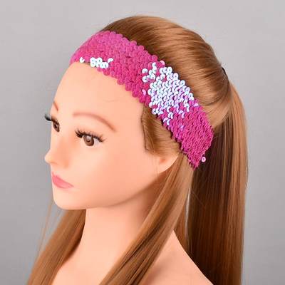 Fashion ladies sports hair band new five rows of sequins a generation of factory outlets