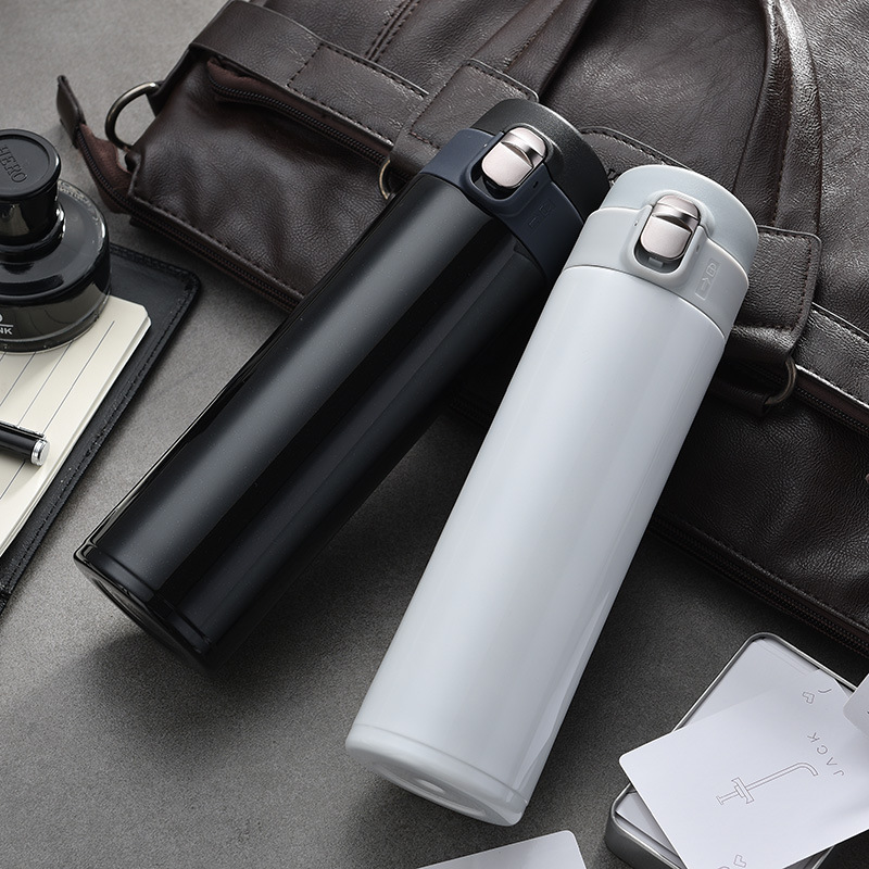 Bouncing Cup Thermos Cup Three Generation 304 Stainless Steel Straight Body Car Water Cup Gift Cup Gift Custom Wholesale