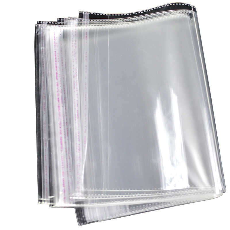 opp bag transparent plastic self-adhesive bag clothing packaging bag mask self-sealing bag spot wholesale