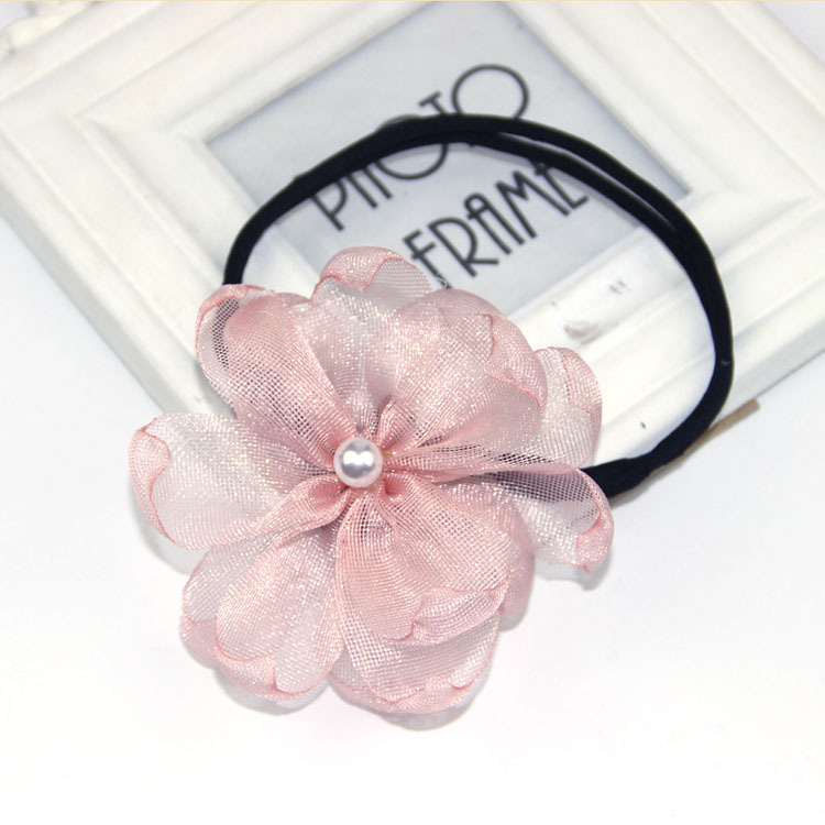 2018 South Korea ball head hair curler shaper lazy headdress pearl flower burning edge hair curler hair accessories