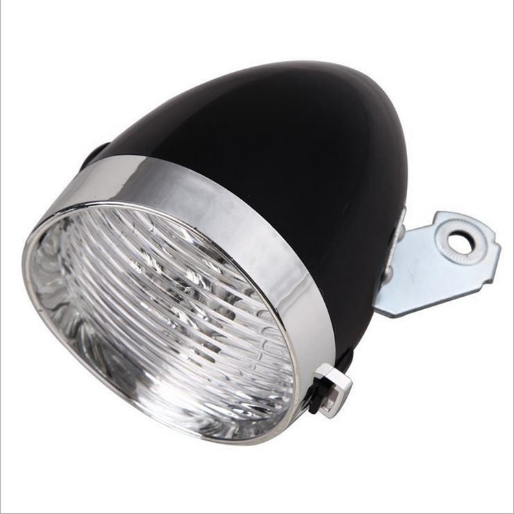 Factory Bicycle Headlight Mountain Bike Retro Headlight 3LED Cycling Light Car Front Light Night Riding Equipment