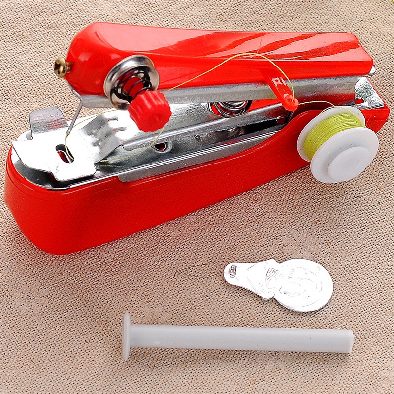 Household handheld portable mini manual sewing machine handheld pocket outdoor travel cross-border small sewing machine