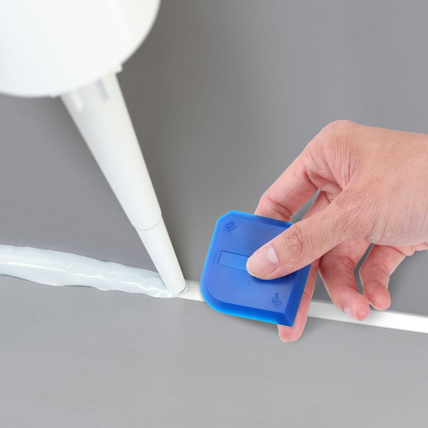 Cross-border US sewing tool 2-piece glass glue scraper plastic scraper sealant finisher