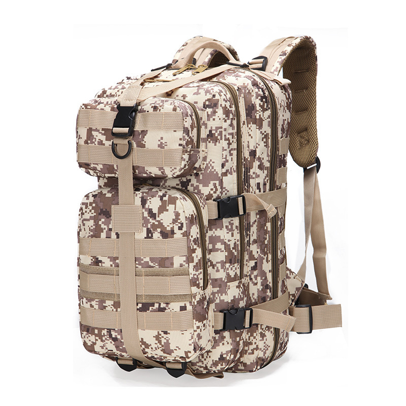 Spot 3p Attack Tactical Backpack Military Fan Outdoor Backpack Waterproof Camouflage Bag 35L Medium 3p Bag