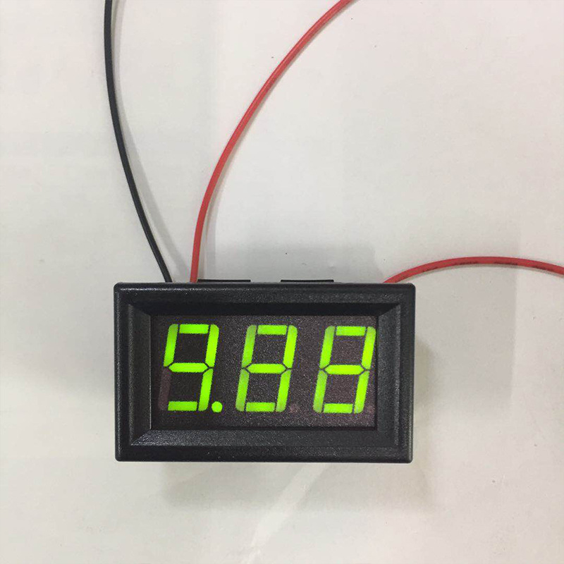 Two-line DC voltmeter head DC3.5V-30.0V digital voltmeter 0.56 lED digital tube digital display meter head