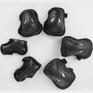 Thickened Cattle Head Protector Roller Skating Protector Fitness Sports Protector 6-piece Protective Protector Skateboard Protector