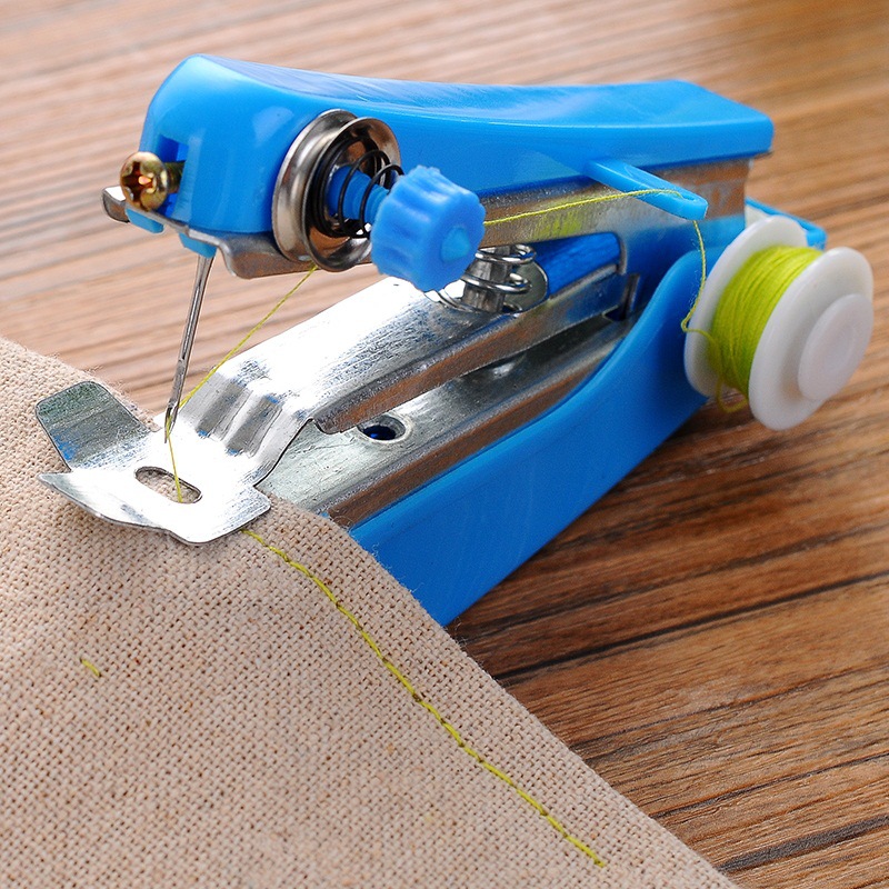 Household handheld portable mini manual sewing machine handheld pocket outdoor travel cross-border small sewing machine