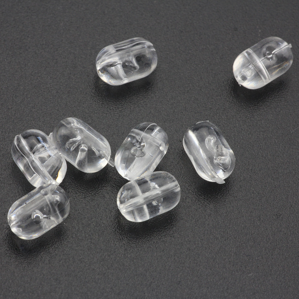 Transparent Luminous Cross Beads Blocking Beads Smart Beans European-style Library Fishing Turnaround Fishing Beads Fishing Bait Float Blocking Beans