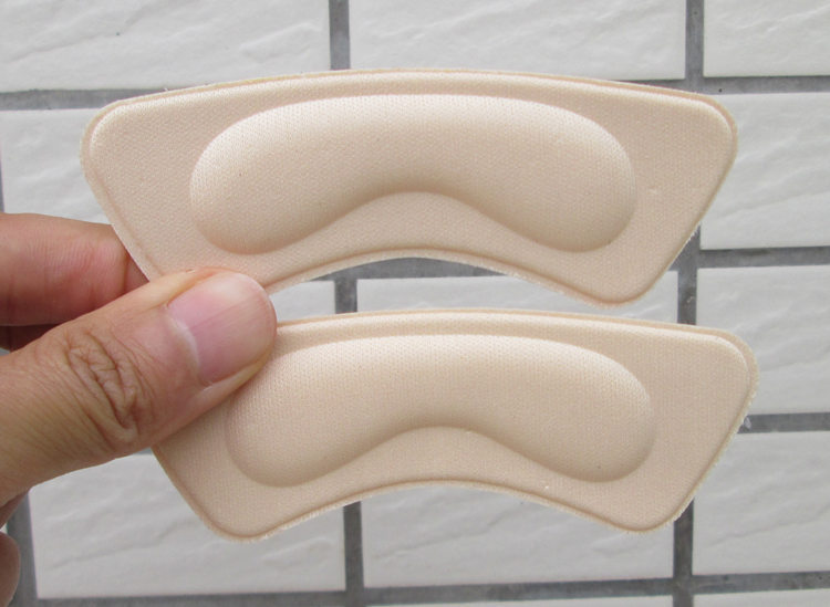 4D Anti-abrasion Foot Sponge Heel Sticker Thickened Heel Sticker Half Size Pad Heel Sticker Heel Sticker