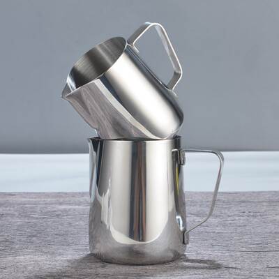 Factory Direct stainless steel Garland Cup Garland pot milk bubble Cup Milk Cup fancy Milk Cup coffee appliance