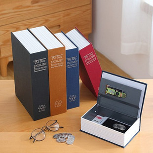 Password medium book safe password box piggy bank piggy bank creative decoration storage box