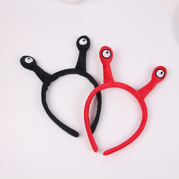 Factory Direct Snail Tentacles Headwear Cartoon Performance Children's Headwear Christmas Halloween Cute Headband Hair Band
