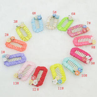 Pet Supplies Dog Hairpin Hair Accessories Hair Flower BB Clip Cute Cartoon Dog Hair Flower Yorkshire Teddy Headwear