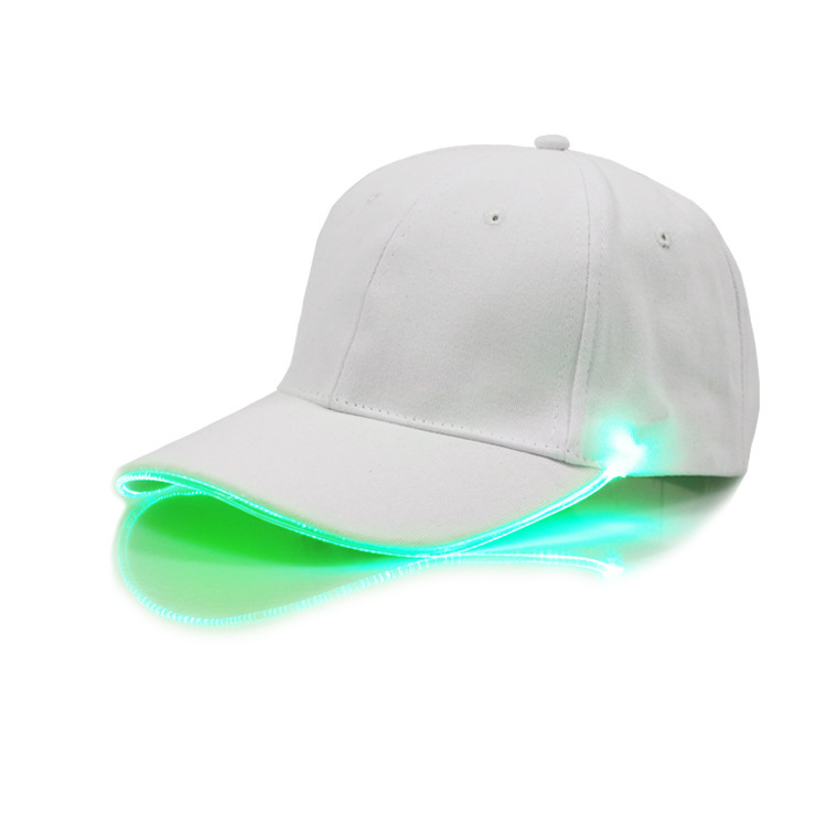 Led発光帽子夜光ランニング綿質鴨舌帽屋外日よけ発光登山日焼け止め野球帽|undefined