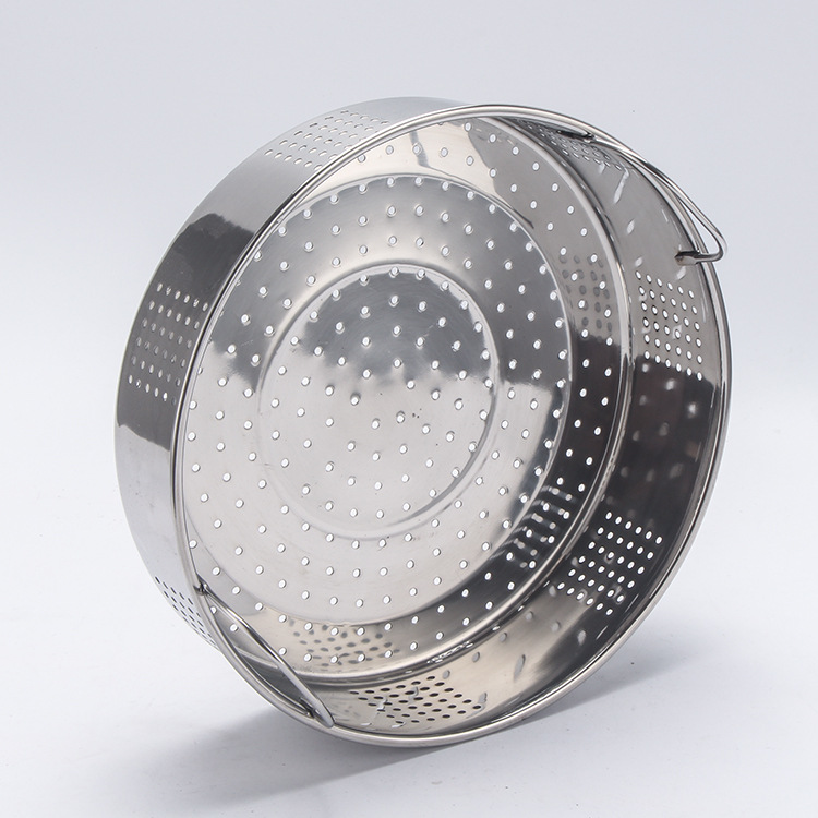 Thickened Steaming Grid Stainless Steel Household Steamer Grate with Ears Japanese Style Steamer Grid for Direct Steaming Rice Kitchen Cooking