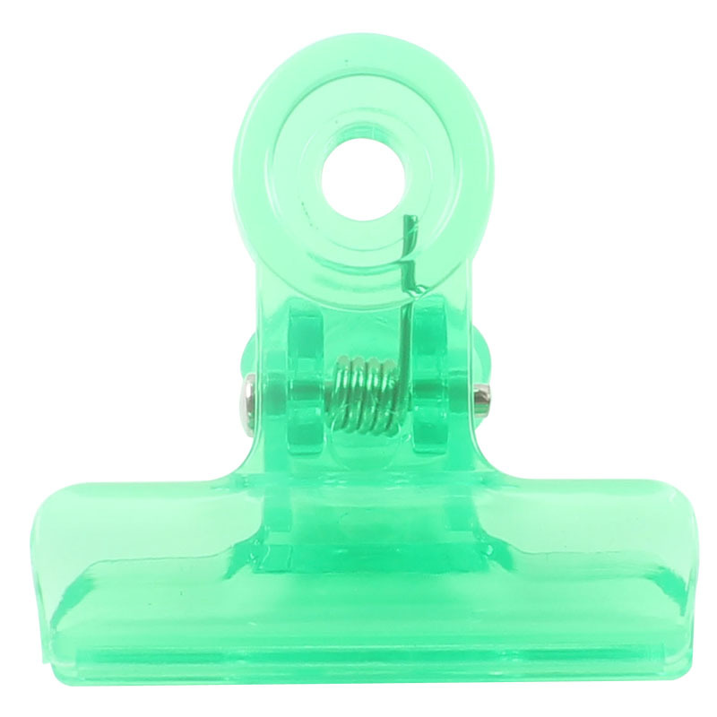 Color bill storage clip 31mm plastic clip transparent ticket clip large and small data round test paper financial clip