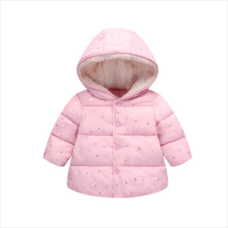 2023 foreign trade new children's cotton-padded clothes Star children's baby cotton-padded coat