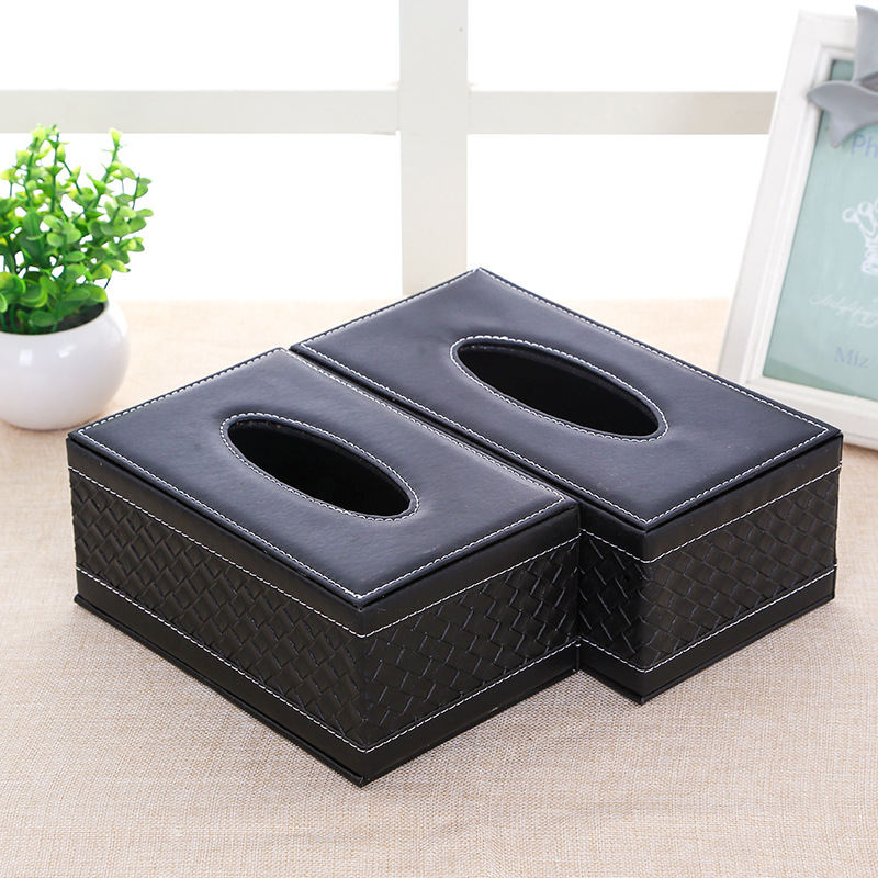 creative-european-leather-tissue-box-car-tissue-holder-pu-leather-pull-out-box-vehicle-mounted-storage-organizer