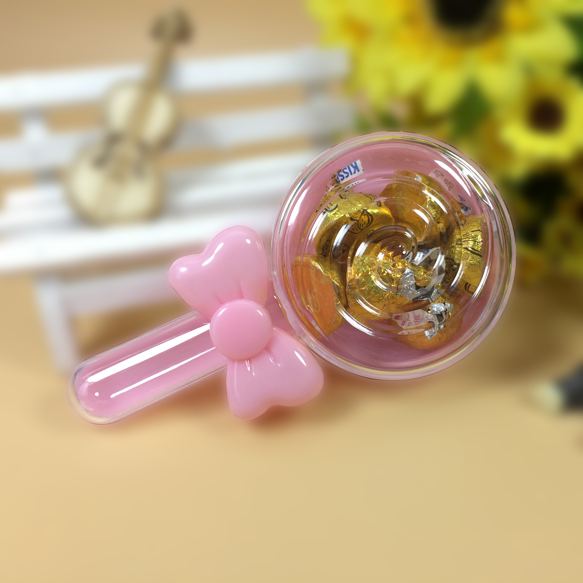 Foreign trade e-commerce cross-border supply Yiwu factory direct personality creative bow bow tie medium Lollipop Sugar box