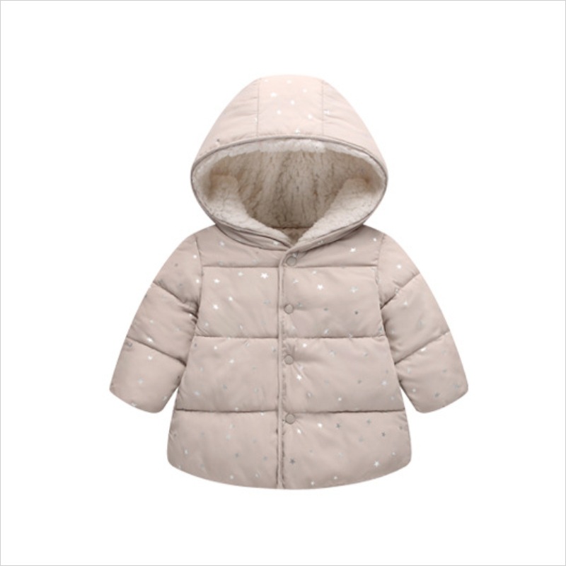 2023 foreign trade new children's cotton-padded clothes Star children's baby cotton-padded coat