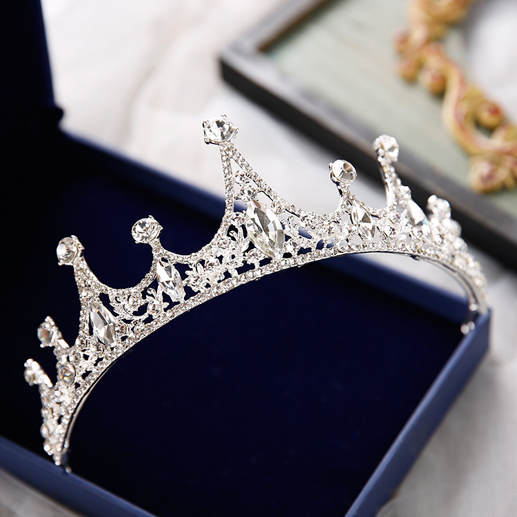 Bridal Crown Baroque Crystal Pretty Crown Bridal Wedding Headwear Photo Studio Wedding Dress Accessories Beauty Accessories