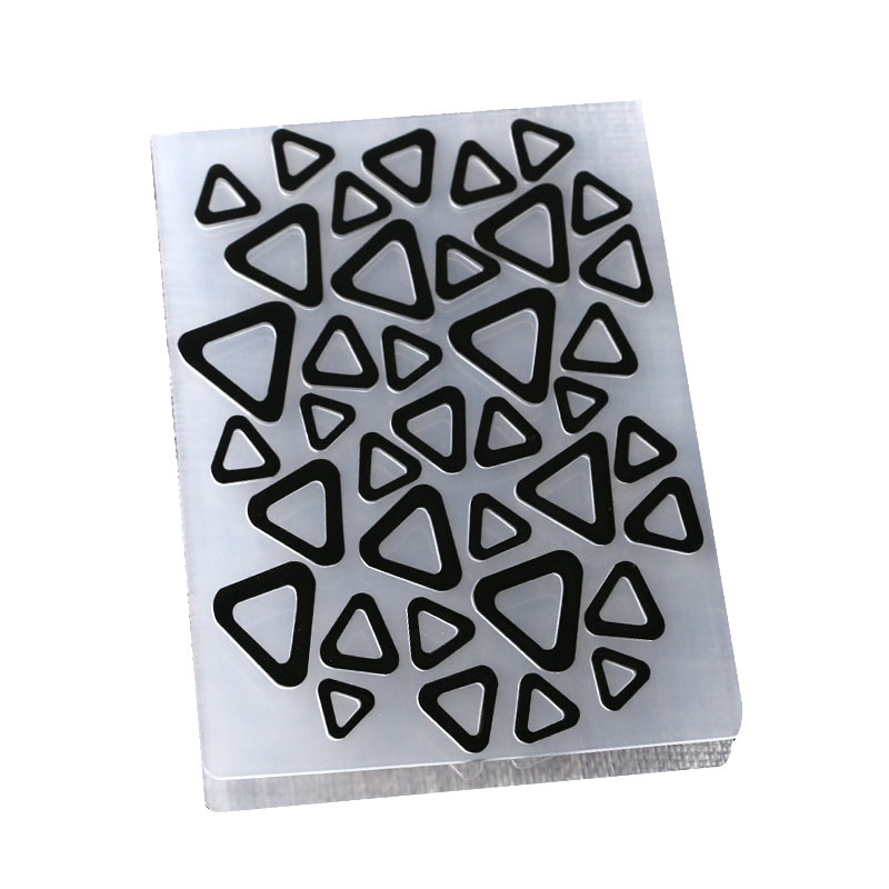 DIY plastic concave-convex embossing template letter photo frame mold Diamond violin concave-convex printing template