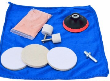 Factory wholesale 9-piece car glass polishing suit customized wholesale agent distribution