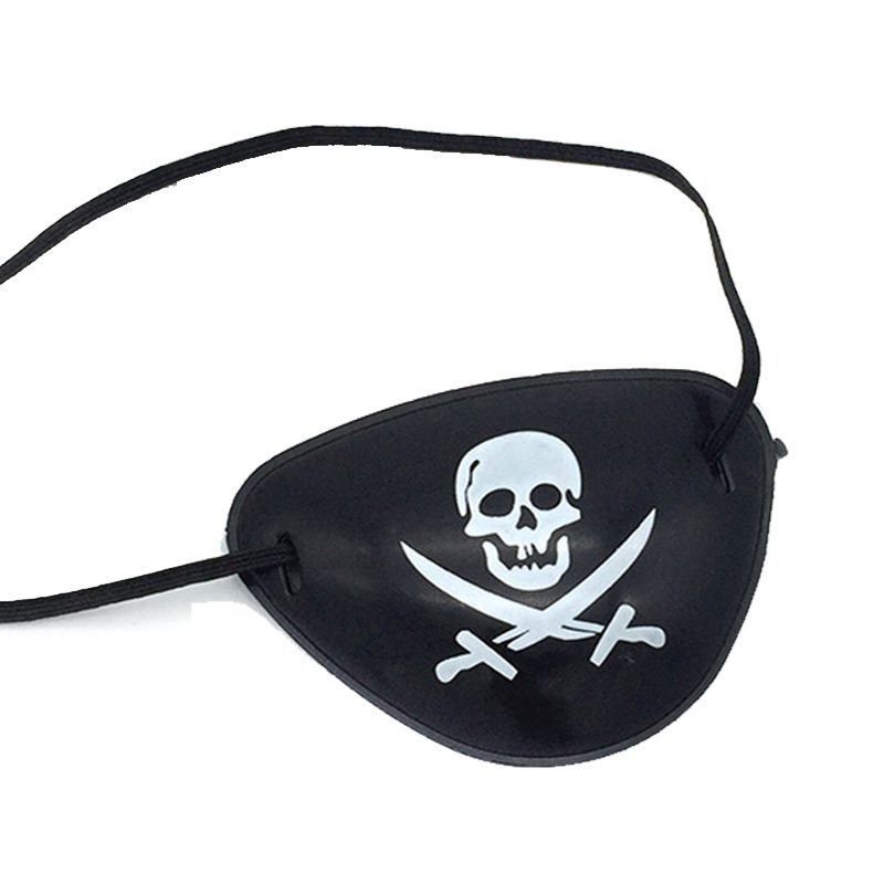 Single eye mask pirate eye mask one-eyed dragon skull figure Halloween ...