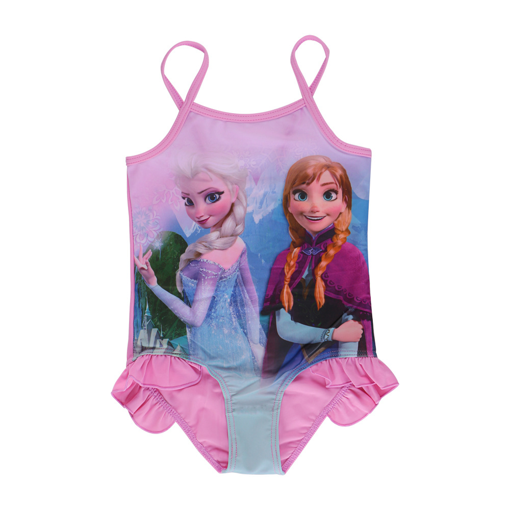 2020 новый купальник Frozen, внешняя торговля, детский цельный купальник, производители купальников для девочек, поддерживают поколение волос