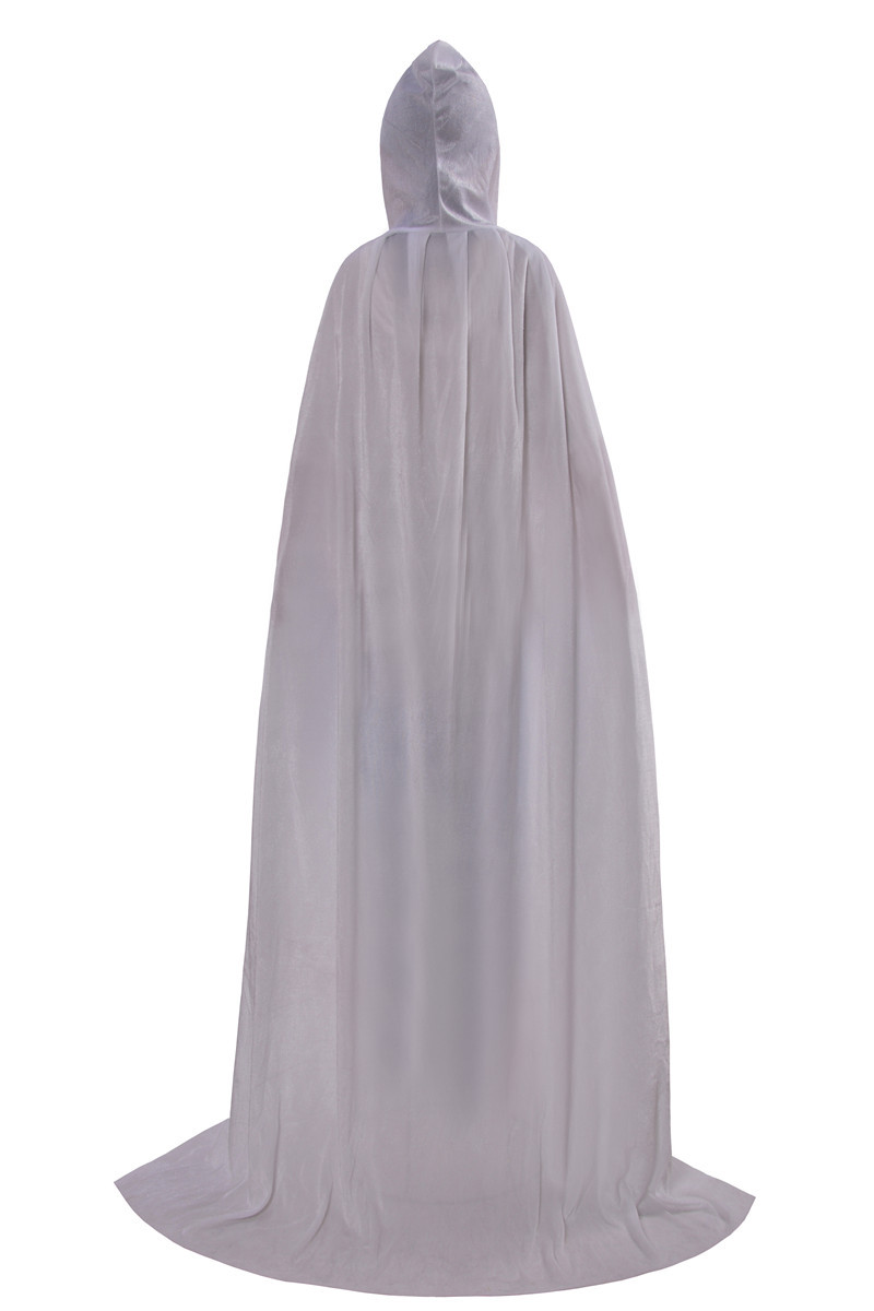 Halloween Cloak Death Long Cloak Wizard Witch Prince Princess Ball Golden Velvet Cloak