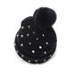Autumn and Winter Hat European and American Punk Rivet Autumn and Winter Knitted Hat Women's Wool Hat Warm Pullover Hat