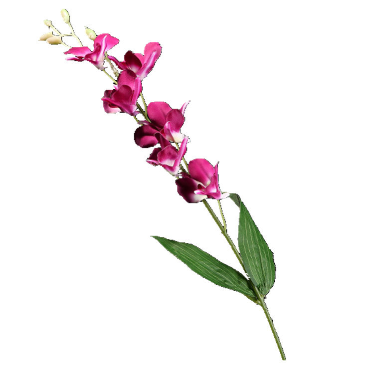 単枝の小さい洋蘭は花の結婚祝いの造花をシミュレーションします。|undefined