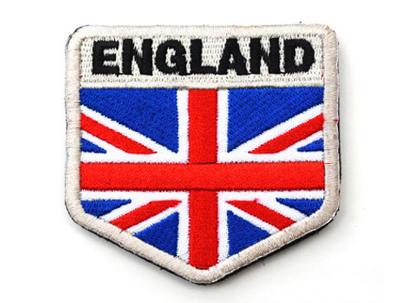 Haike Foreign Trade Source British Patch Cloth Patch Armband Embroidered Velcro Cloth Label Morale Patch Flag