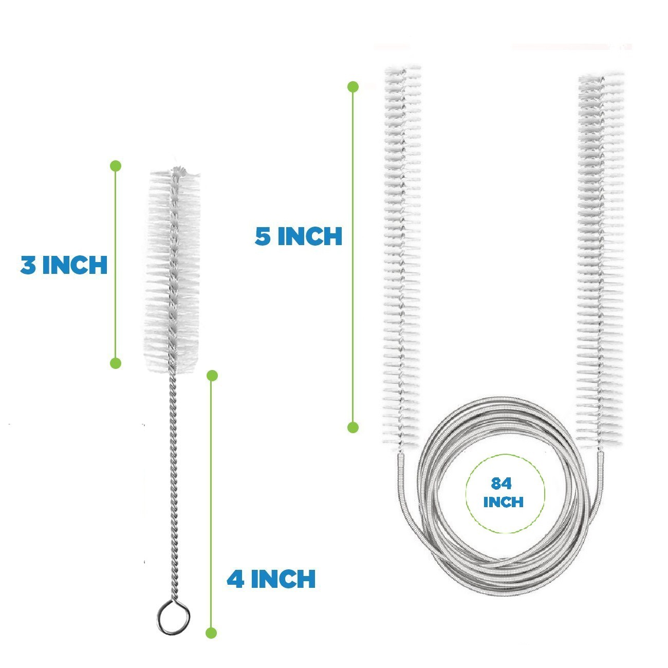 Cross-border Hot Sale Resmed Ventilator Pipe Brush Breathing Pipe Cleaning Brush for Resmed Mai Philips Call