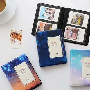Wholesale Supply colorful Starry Sky series Polaroid album 3-inch photo movie ticket storage collection book