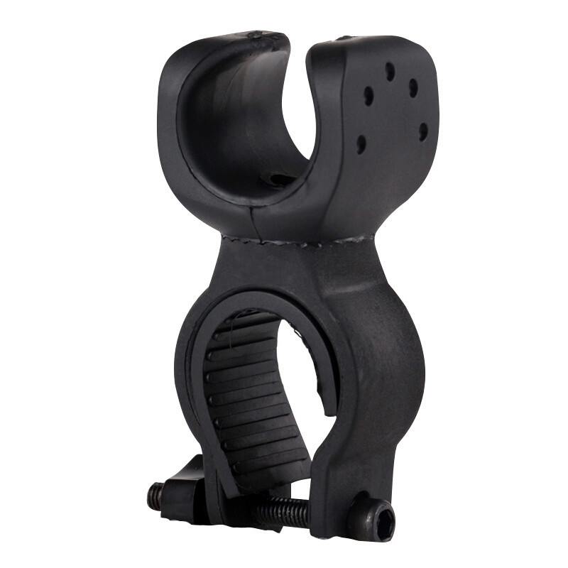 Bicycle Flashlight lamp clip front lamp holder fixing bracket 360 degree rotating lamp clip flashlight holder wholesale