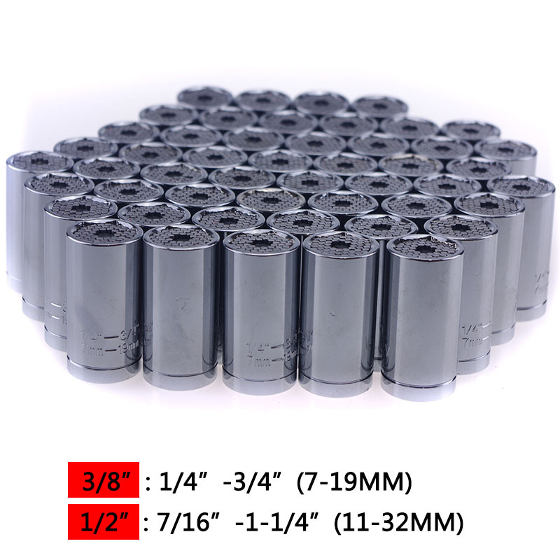 1/2 big fly socket wrench bending rod connecting rod sliding rod universal joint socket accessory Auto repair machine repair 3/4 bending rod