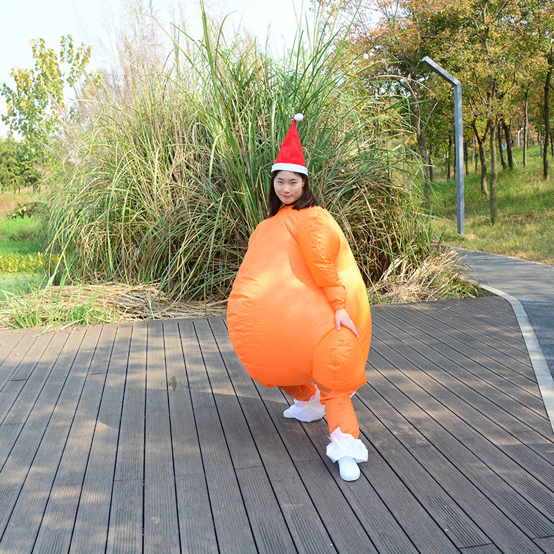 Foreign trade inflatable clothing magic pants inflatable Turkey party inflatable clothing clothing