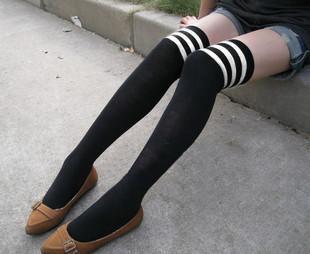 Over-the-Knee Socks Children's Cotton Socks Japanese-style All-match Korean-style College-style Half-leg High-tube Student Long-tube Autumn and Winter Stockings
