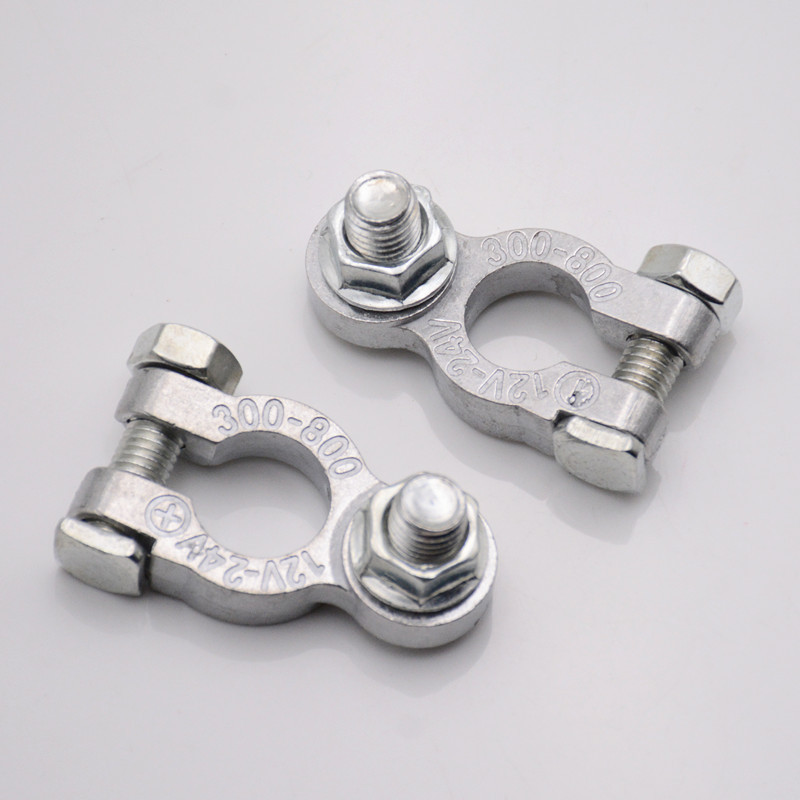 Car battery pile head battery zinc alloy pile head one screw pile head alloy car pile head durable pile head