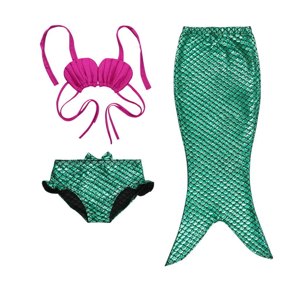 European and American Explosions Mermaid Swimwear Children's Swimsuit Swimwear Mermaid Tail Girls Bikini Swimwear Girls