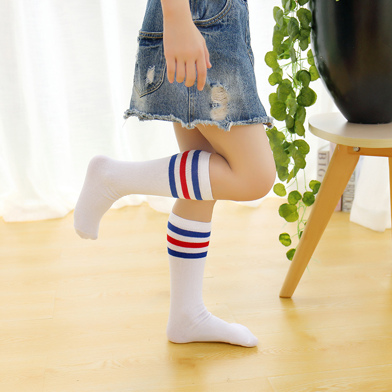 Children's socks girls' stockings baby high stockings knee-high student sports socks cotton socks boys football socks
