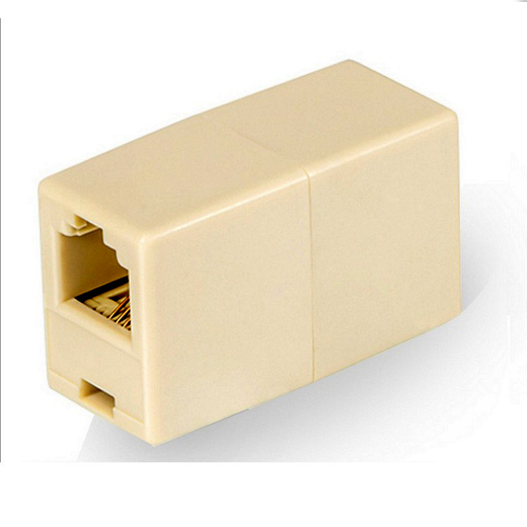 Telephone Direct Head 6P4CR Telephone Line Extension Head RJ11 Telephone Direct Head Telephone Mother-to-Mother Direct Head