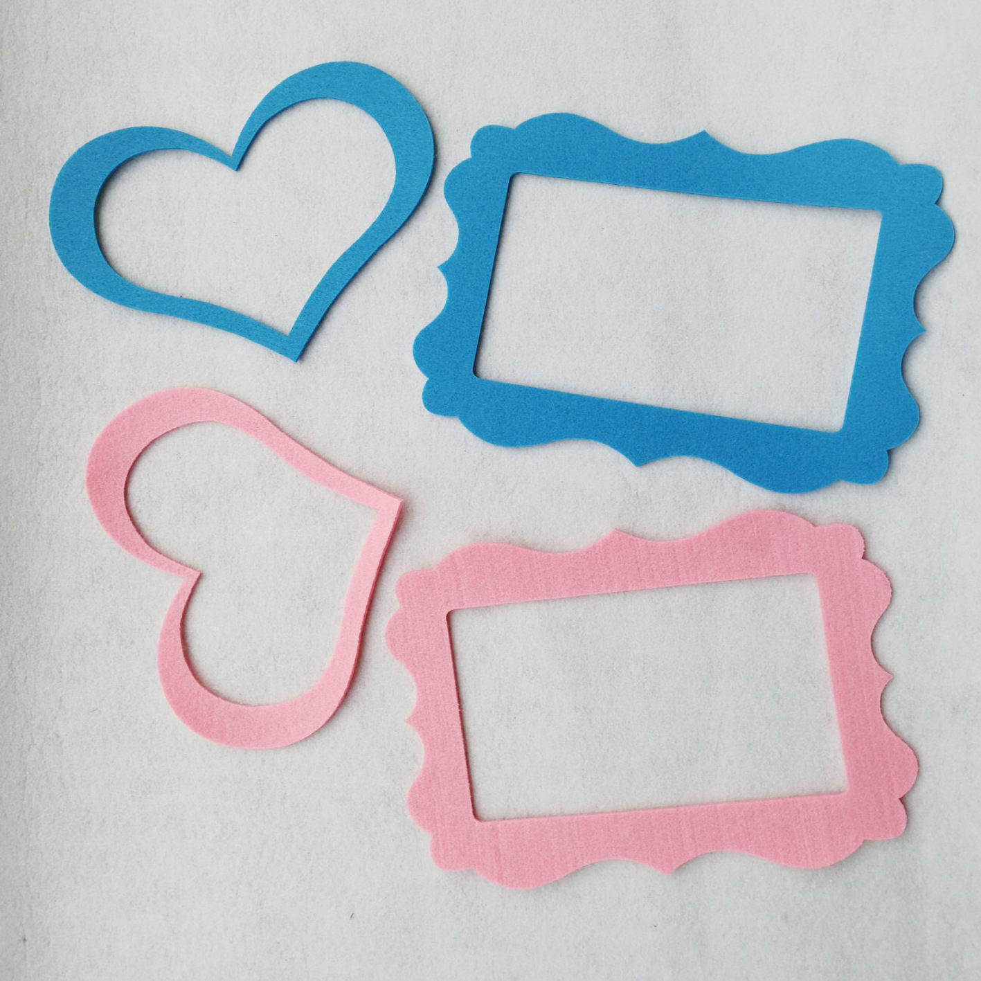 Color Environmental protection European and American style photo frame baby blanket photo frame photography props felt frame can be shown in pictures